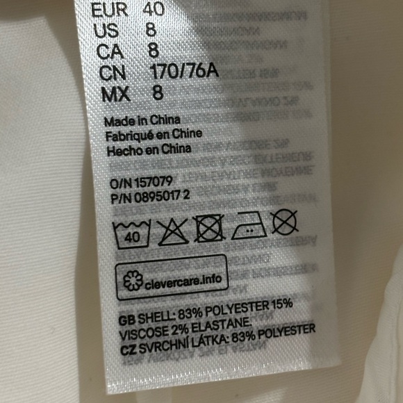 NWT H&M High Waisted Pants, size 8 - Picture 6 of 9